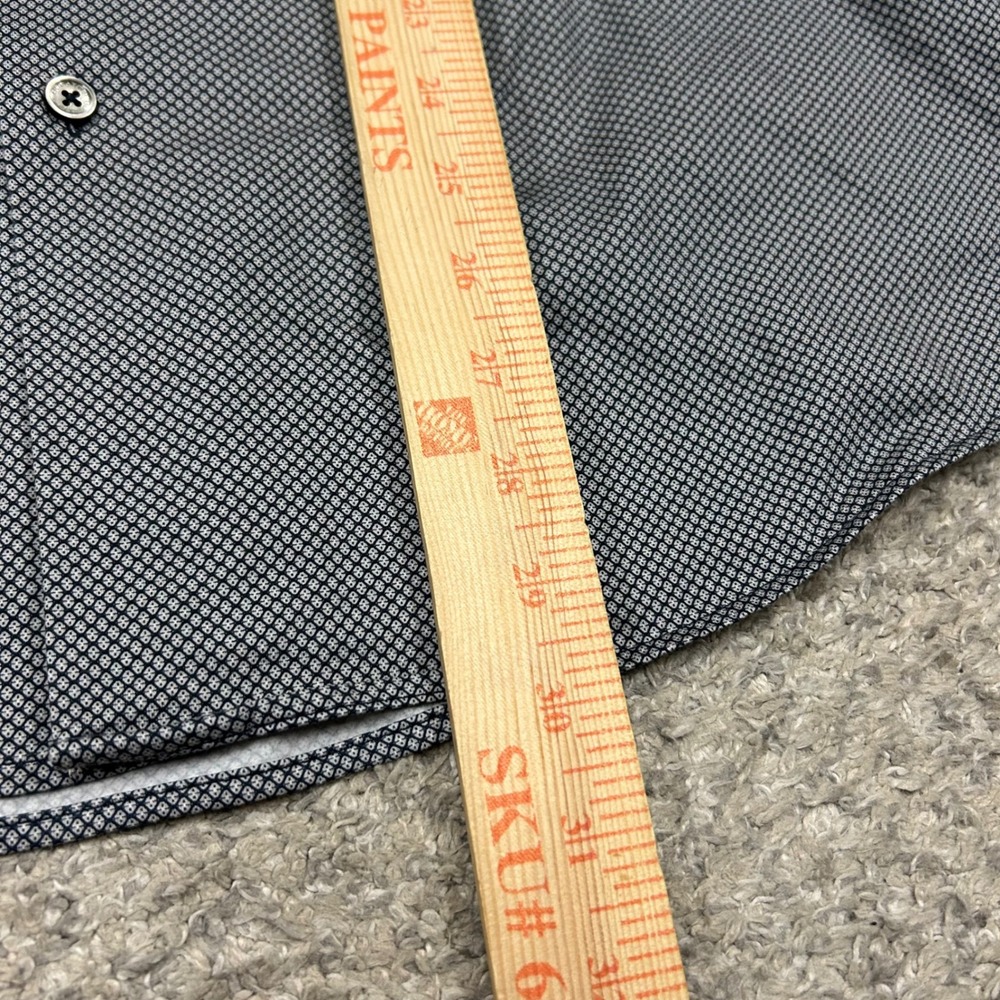 Bugatchi Button Down OoohCotton Tech XL Graphite … - image 4